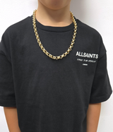 8mm Diamond Cut Belcher Kids Set