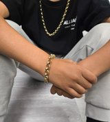 8mm Diamond Cut Belcher Kids Set