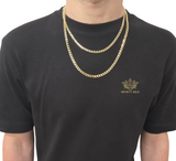 4mm Classic Curb Chain, Thin Gold Curb Chain