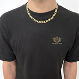 8mm Curb Chain, 18"-28" Medium Gold Classic Curb Chain