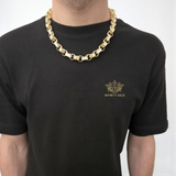 13mm CZ Gypsy Style Belcher Chain