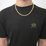 6mm Diamond Cut Belcher, Gold Patterned Belcher Chain