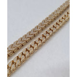 8mm Iced Bling Squared Franco Bracelet