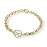 Infinity Heart Bracelet