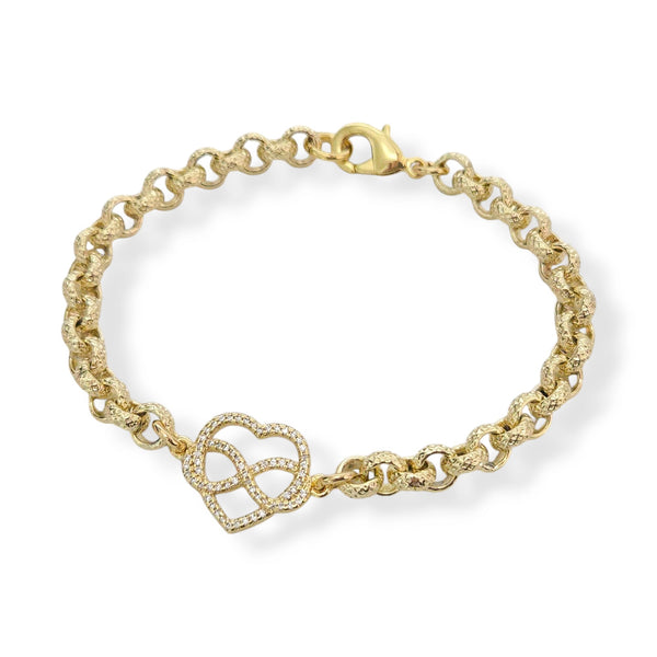 Infinity Heart Bracelet