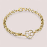 Infinity Heart Bracelet