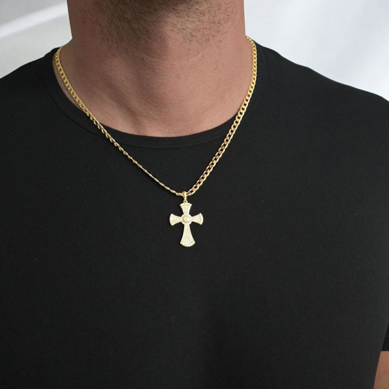 Set Stone CZ Cross