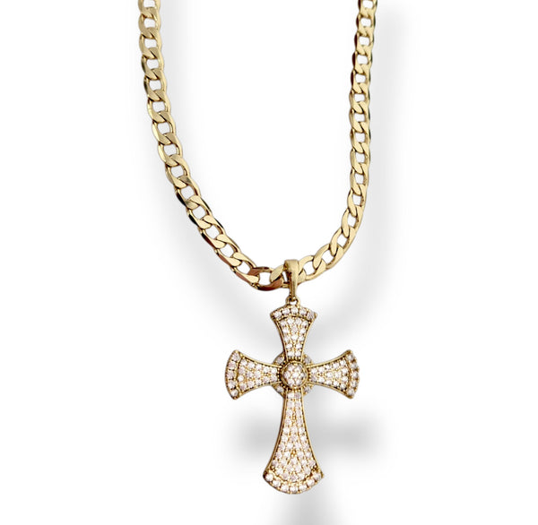 Set Stone CZ Cross