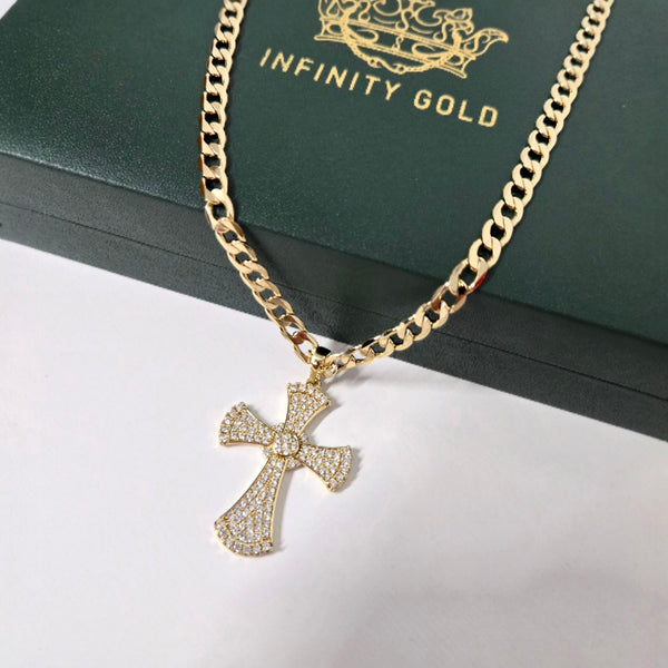 Set Stone CZ Cross