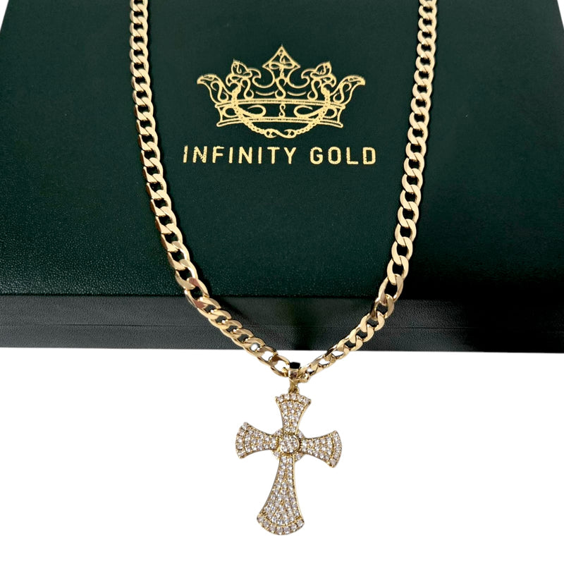 Set Stone CZ Cross