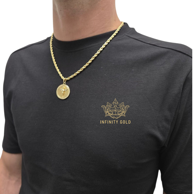 Angel Medallion On 5mm Rope