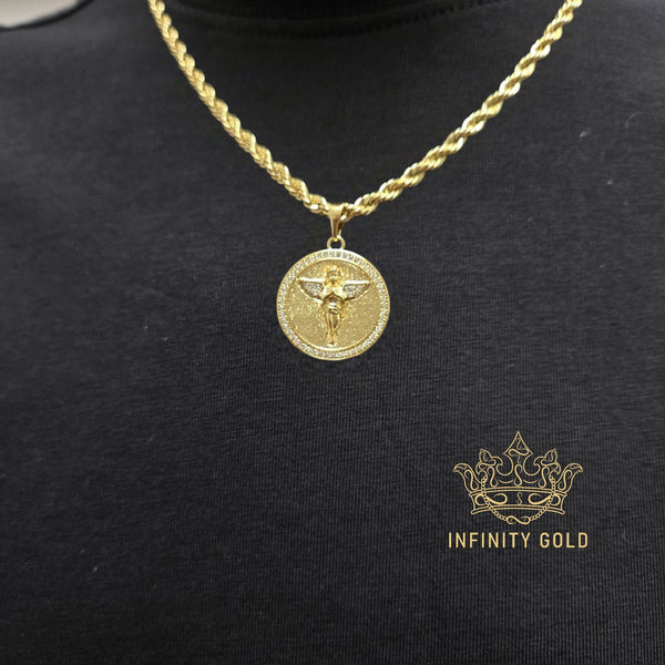 Angel Medallion On 5mm Rope
