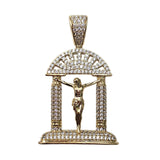 Jesus Piece pendant 6mm Curb