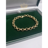 8mm Diamond Cut Belcher Bracelet