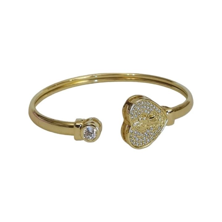 Torque Heart Bangle