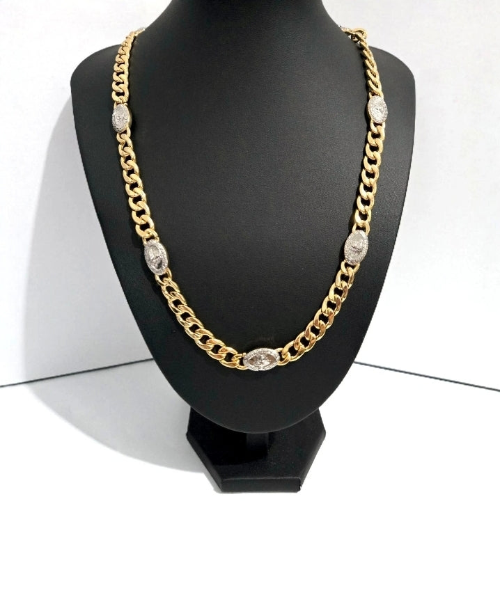 10mm Patterned Curb Chain
