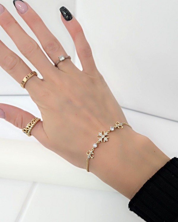 Snowflake Charm Bracelet