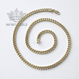 6mm Patterned Cuban chain 24" Length