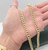 6mm Patterned Cuban chain 24" Length