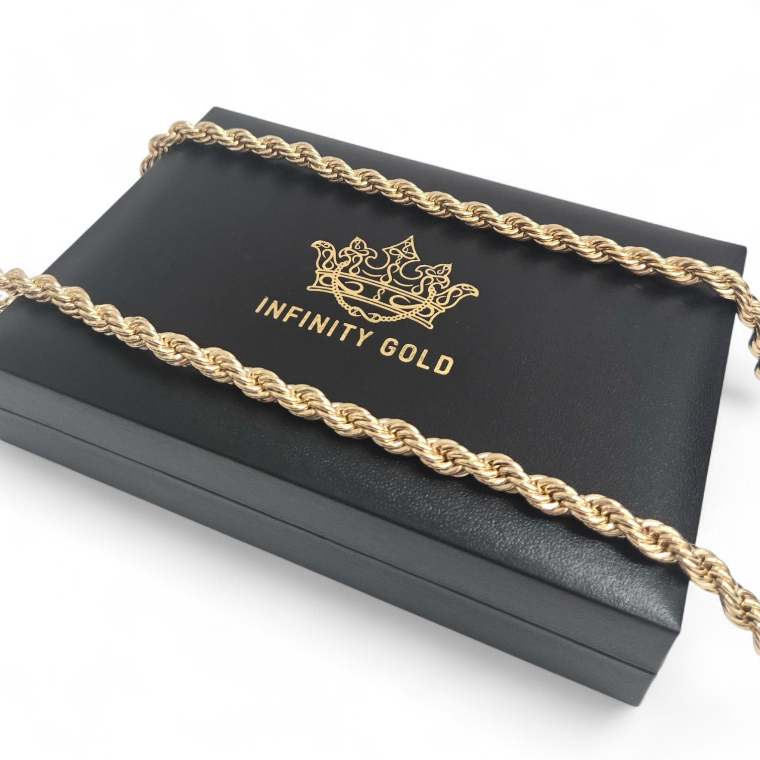 8mm Rope Chain – INFINITY GOLD UK